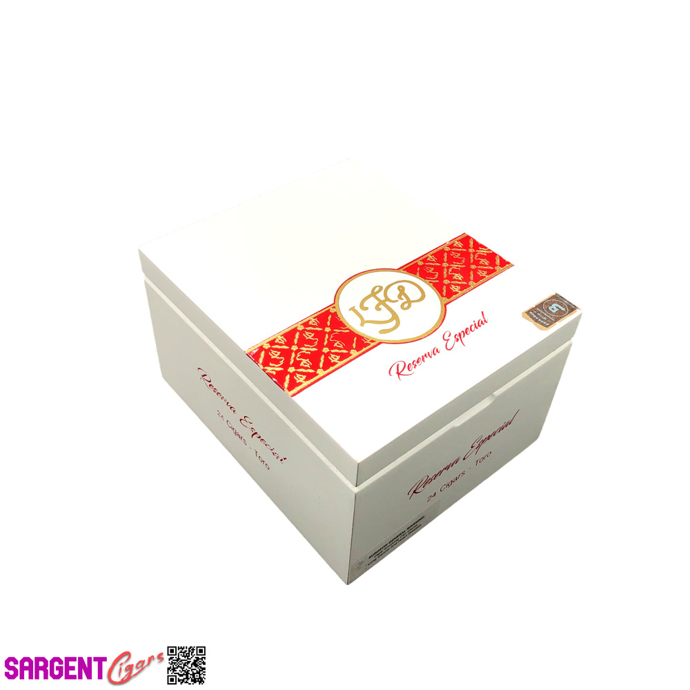 LFD Reserva Especial Toro Empty Wooden Cigar Box 5.5x6.5x3.75